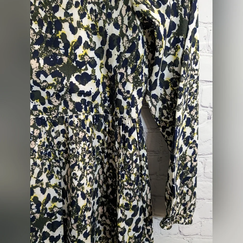 CREAMIE Gorgeous Dress! Girls' 8 Lined Animal Print Long-sleeved Party Dress - Picture 4 of 11
